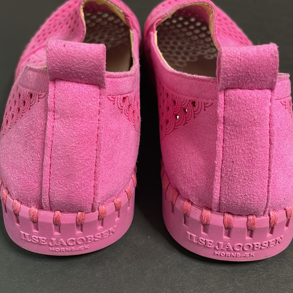 🛍️sold🛍️ILSE JACOBSEN Loafers Tulip 140 Perforated Slip-On Sneaker 5.5 Rose - Picture 7 of 10